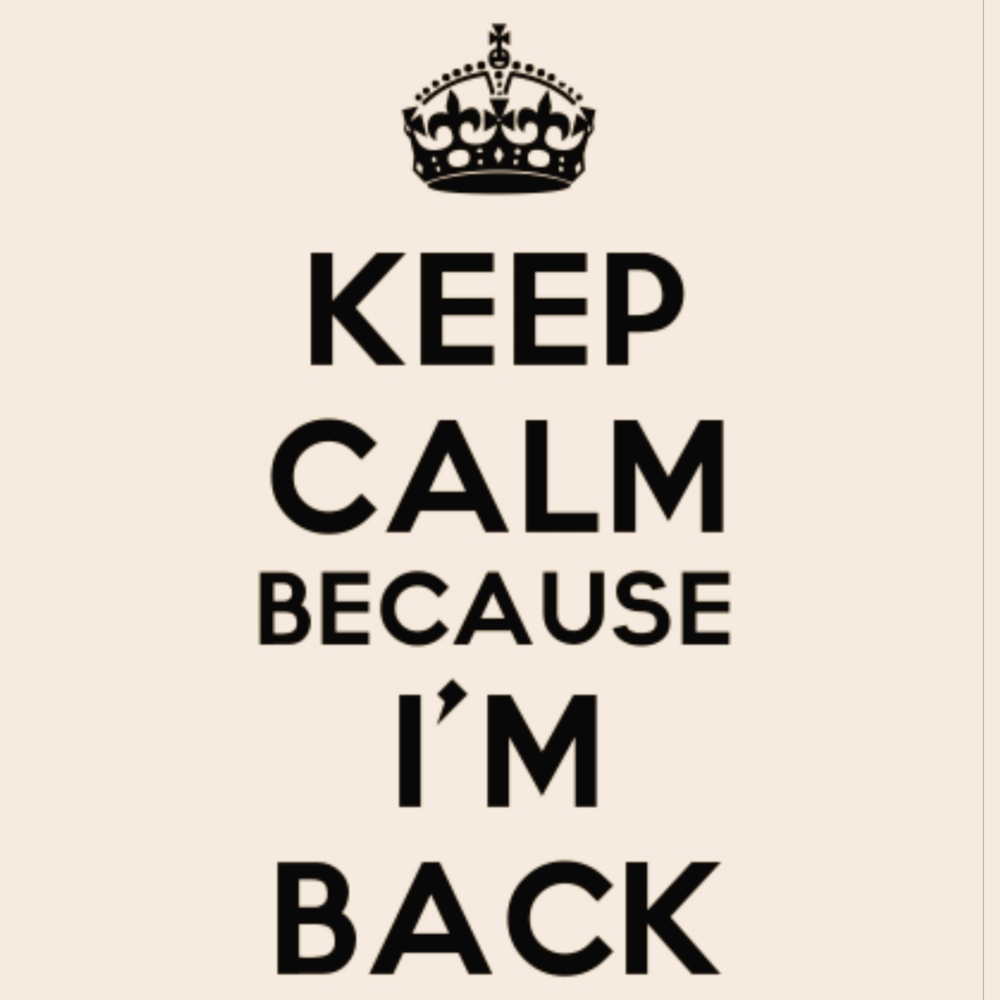 I'M BACK and Open For Business!!! 🙌💕👋💕🍾